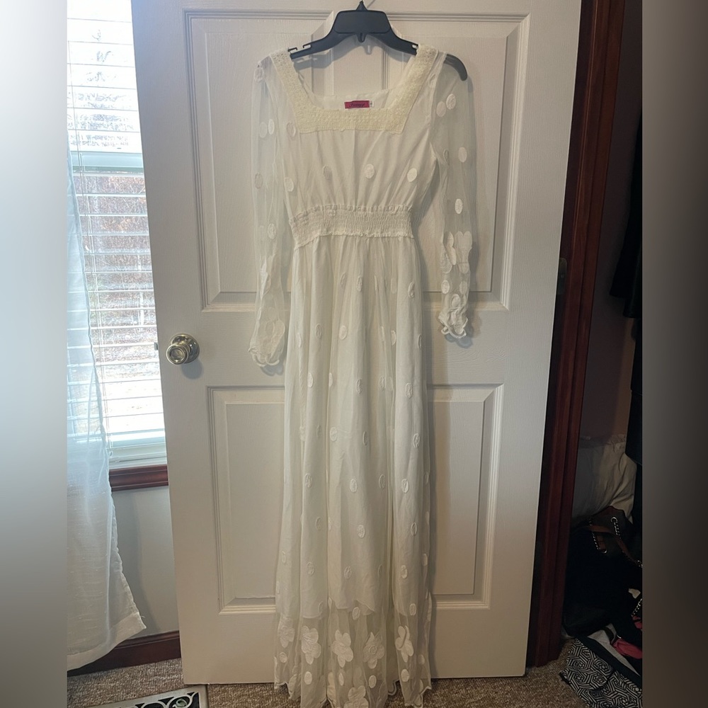 Fugsiang Yi white dress size s